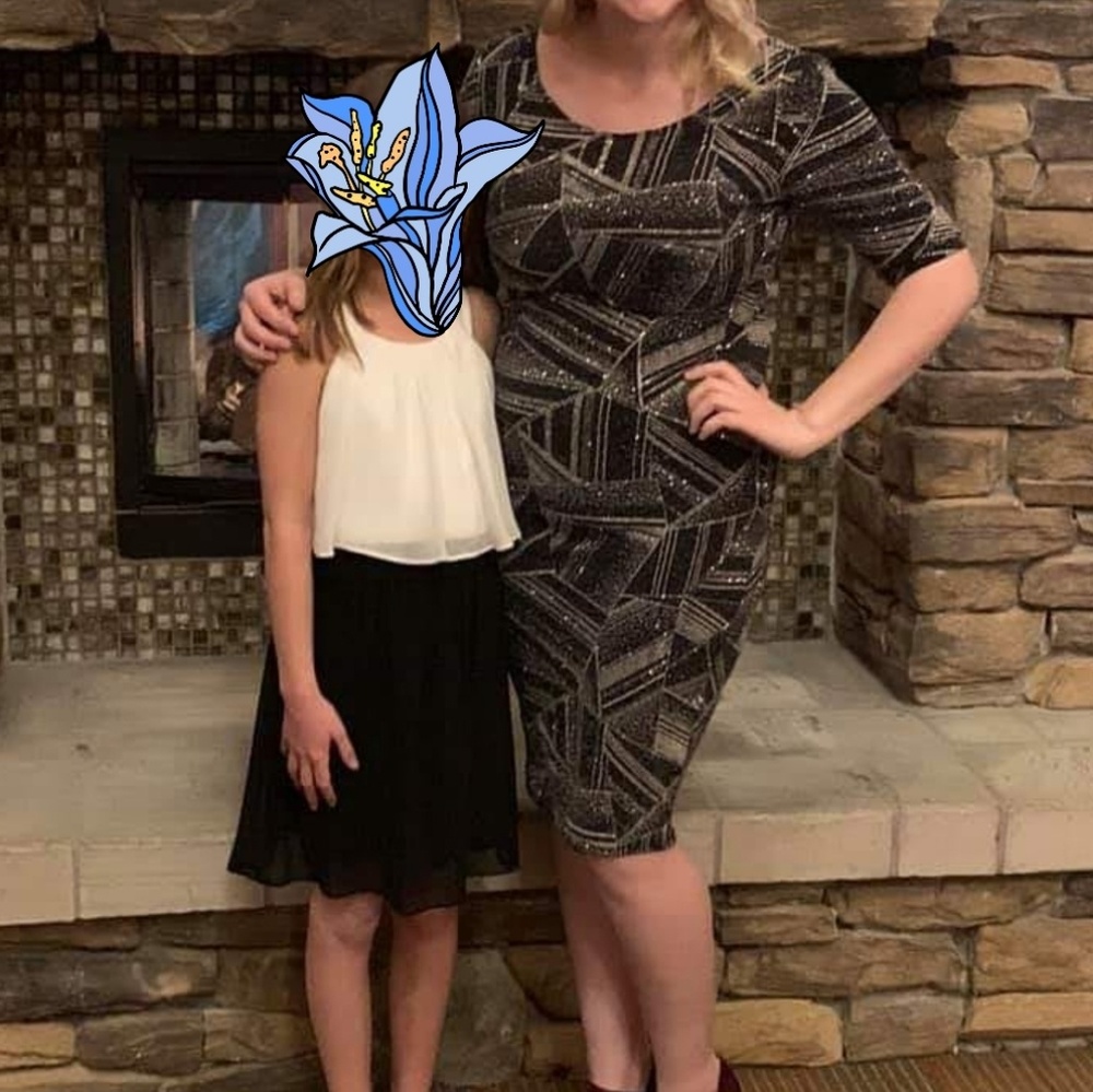 Sparkle cocktail dress